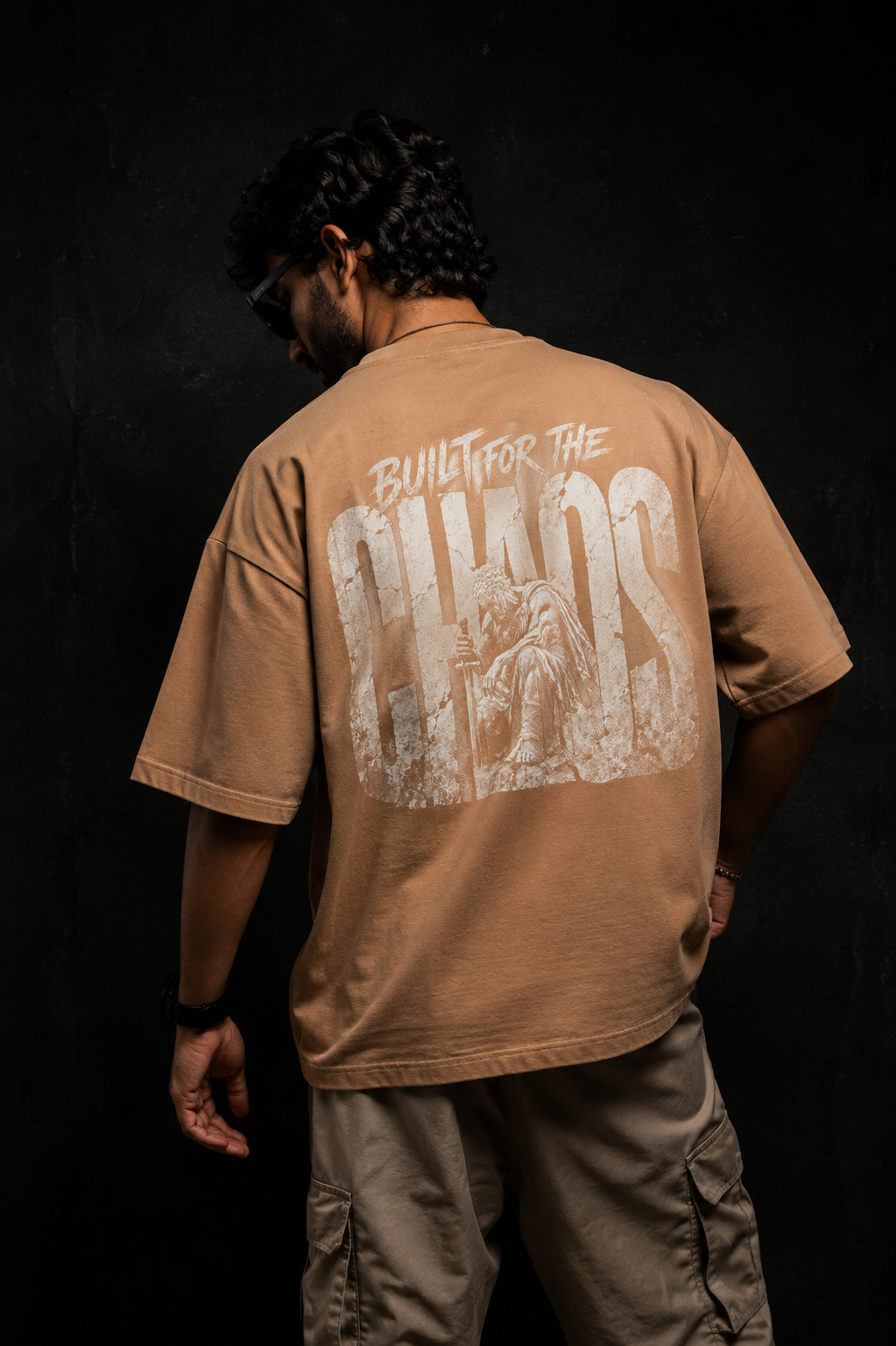 Built For The Chaos 260 GSM Premium Oversized Tee-8