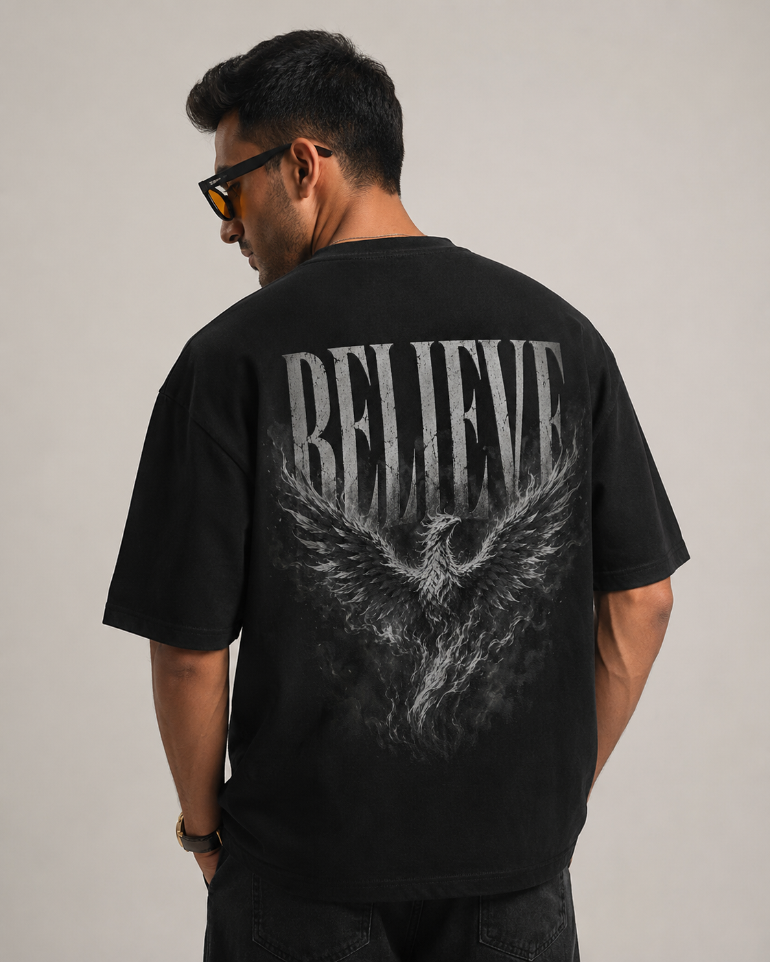 BELIEVE. – 260 GSM Premium Oversized Tee-16