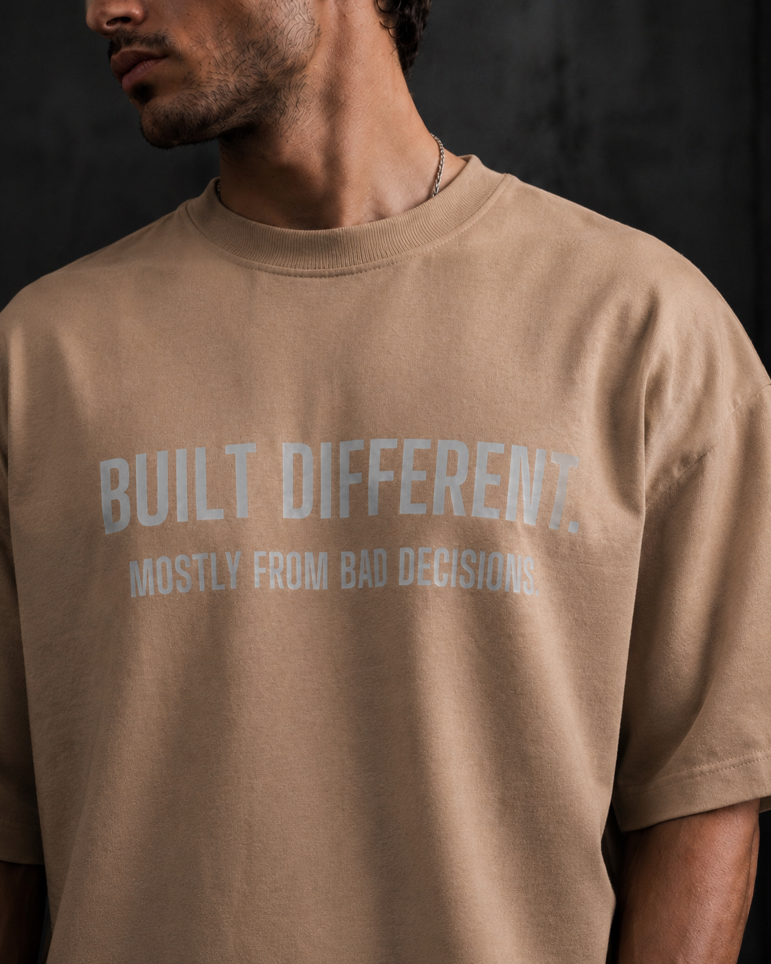 Built Different 260 GSM Premium Oversized Tee