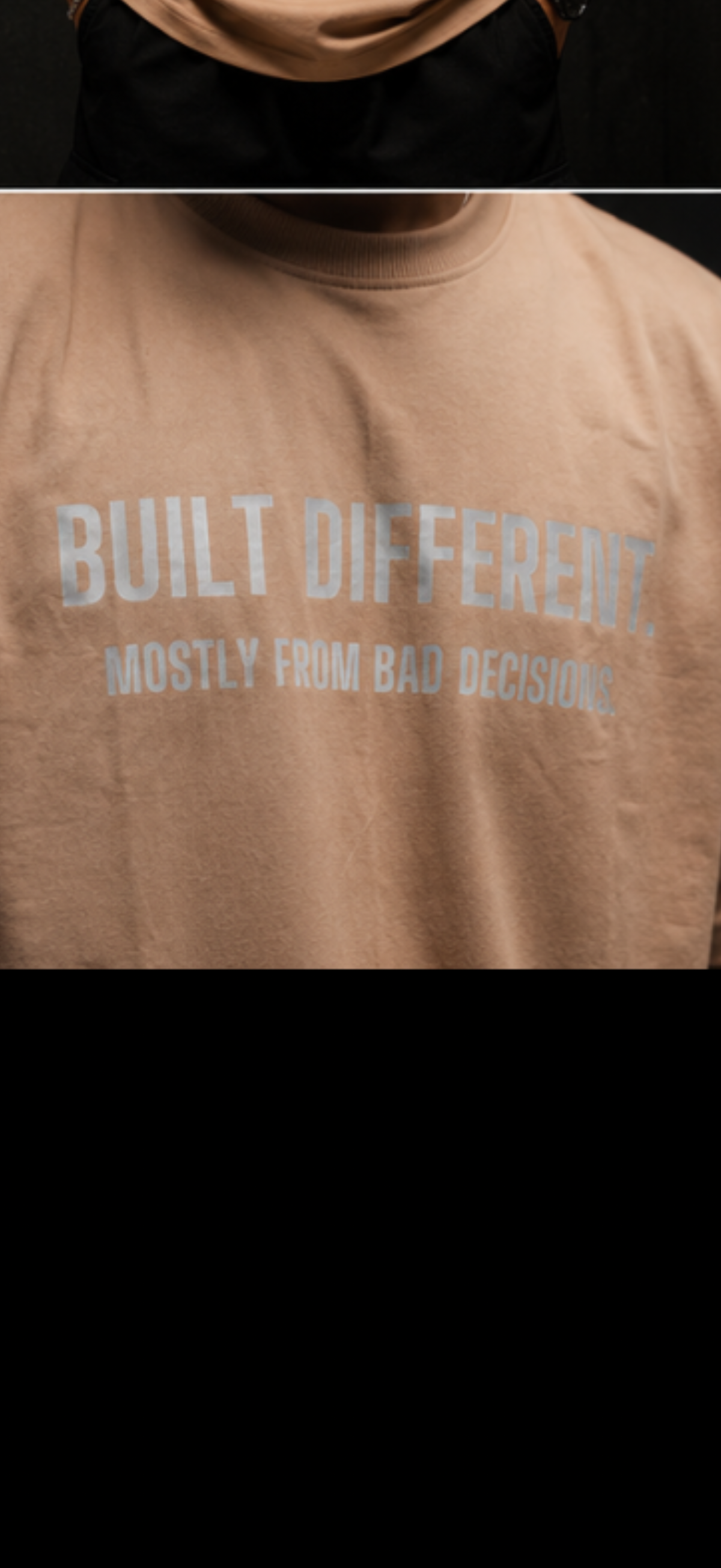 Built Different 260 GSM Premium Oversized Tee-2