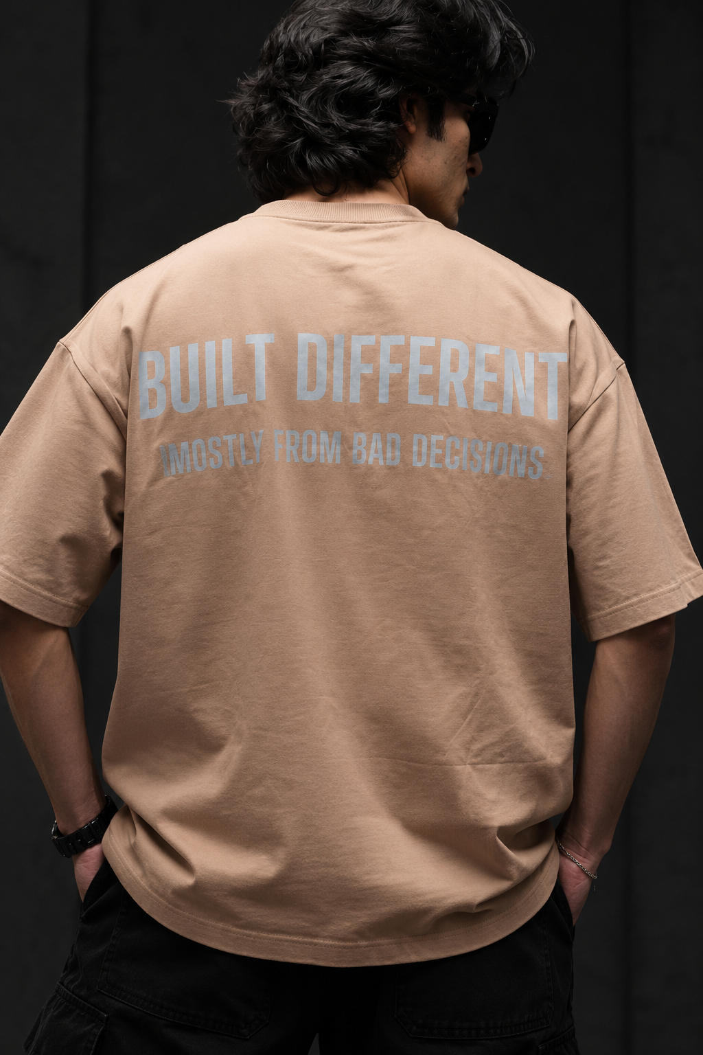 Built Different 260 GSM Premium Oversized Tee-6