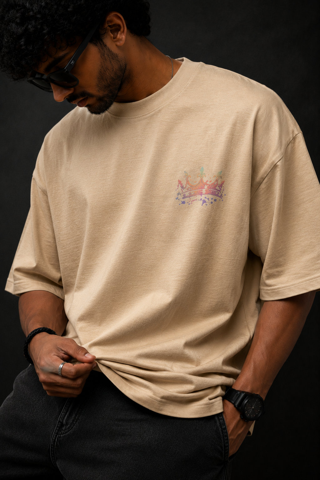 Certified Bad Decision 260 GSM Premium Oversized Tee-13