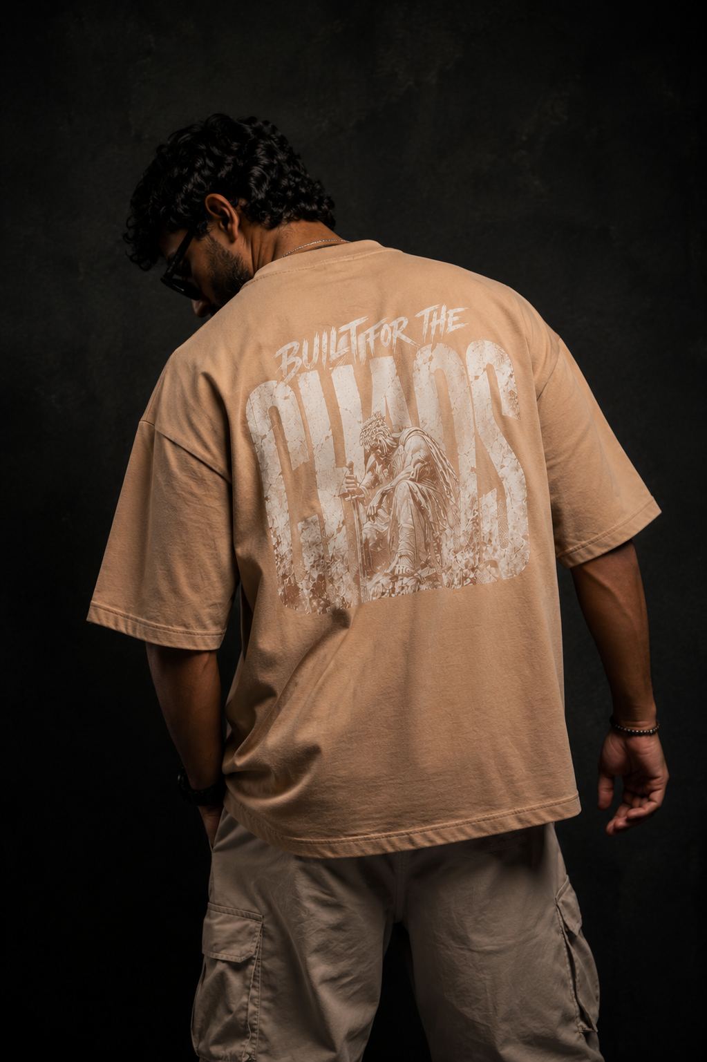 Built For The Chaos 260 GSM Premium Oversized Tee-9