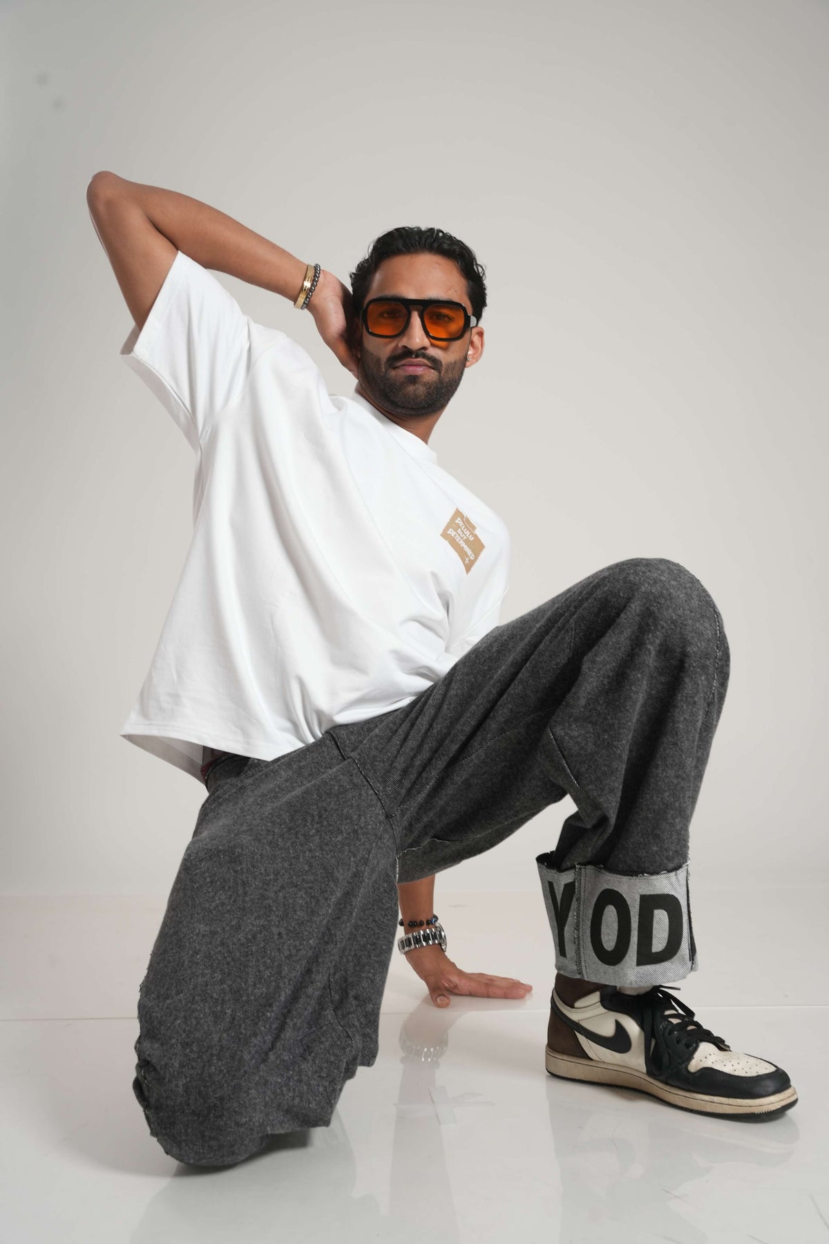 Delulu But Determined 260 GSM Premium Oversized Tee-15
