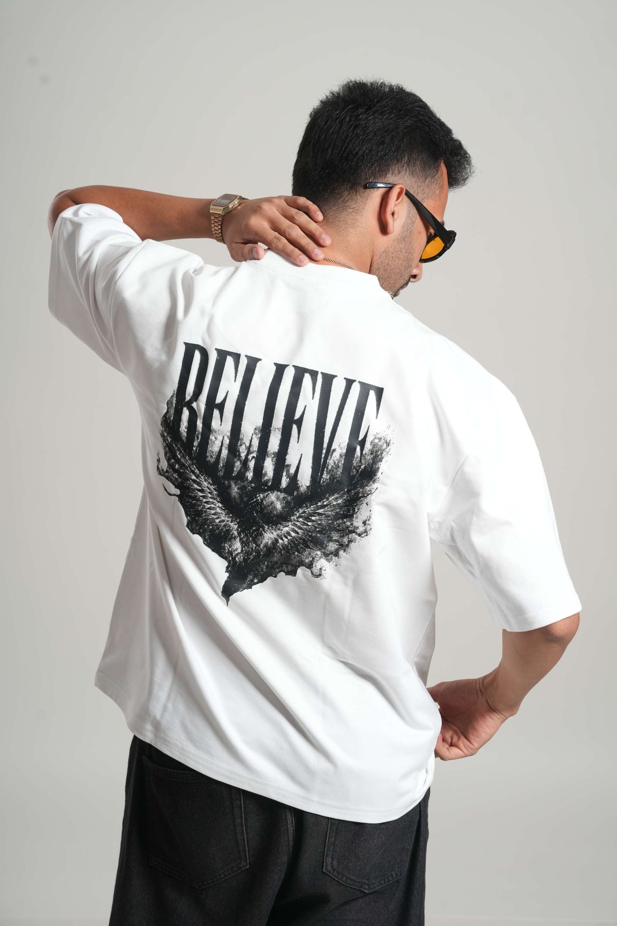 BELIEVE. – 260 GSM Premium Oversized Tee-8