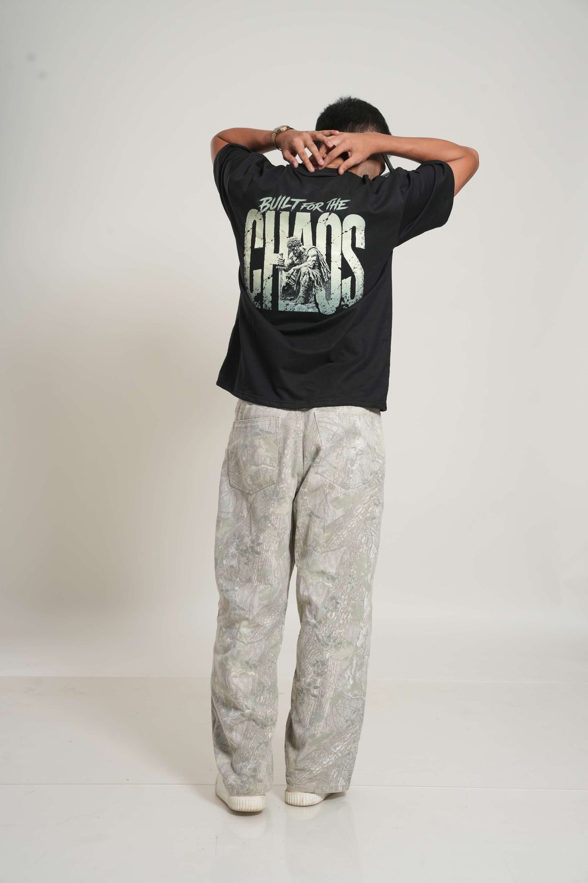 Built For The Chaos 260 GSM Premium Oversized Tee-4