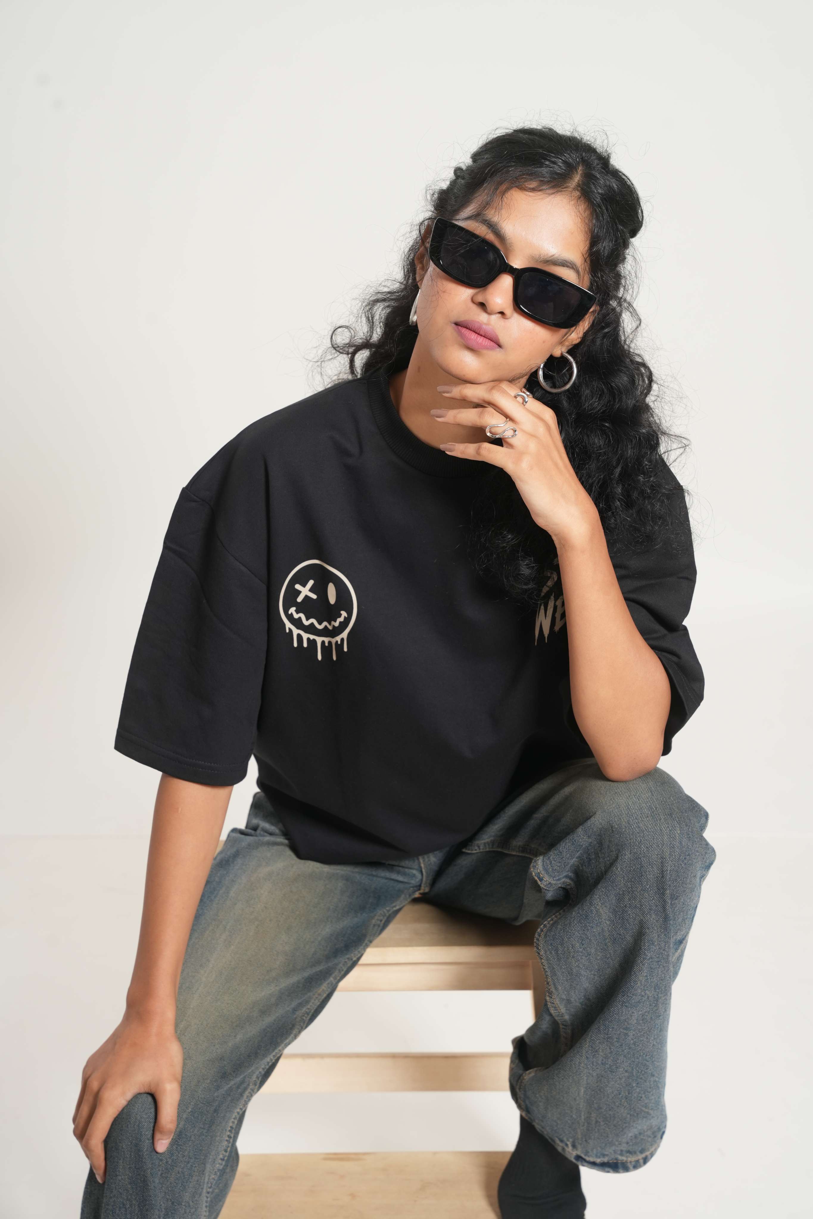 Stay Weird 260 GSM Premium Oversized Tee