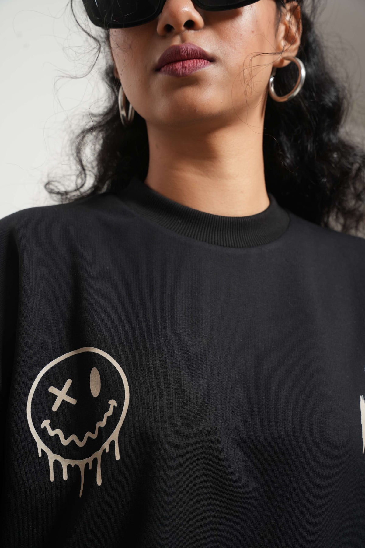 Stay Weird 260 GSM Premium Oversized Tee-11