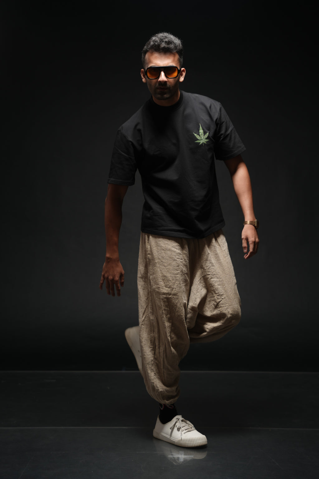 No Matter How Life Freaks – 260 GSM Premium Oversized Tee