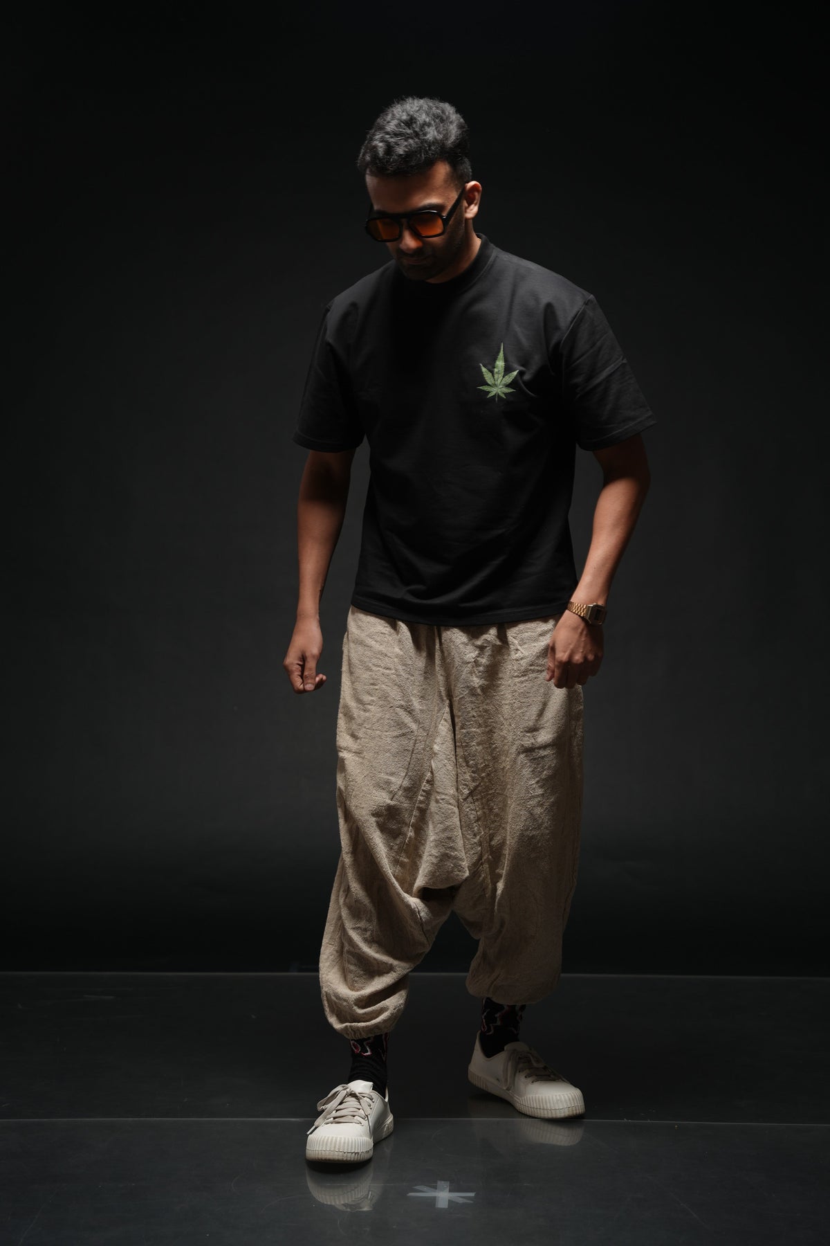 No Matter How Life Freaks – 260 GSM Premium Oversized Tee-5