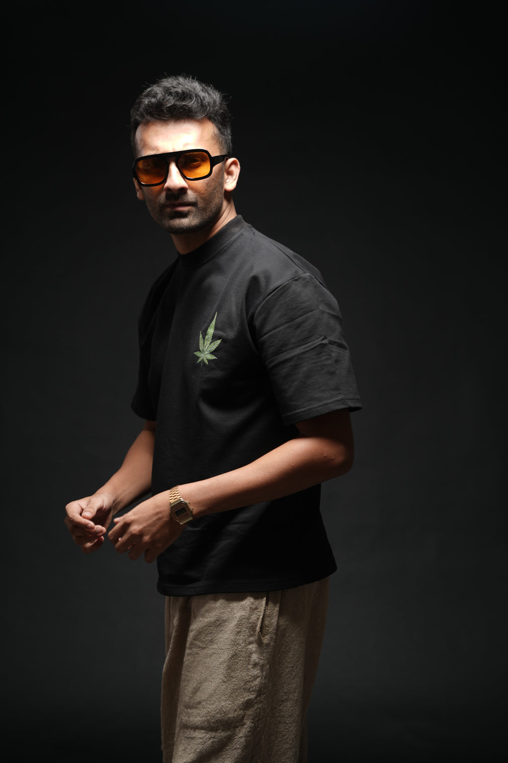 No Matter How Life Freaks – 260 GSM Premium Oversized Tee