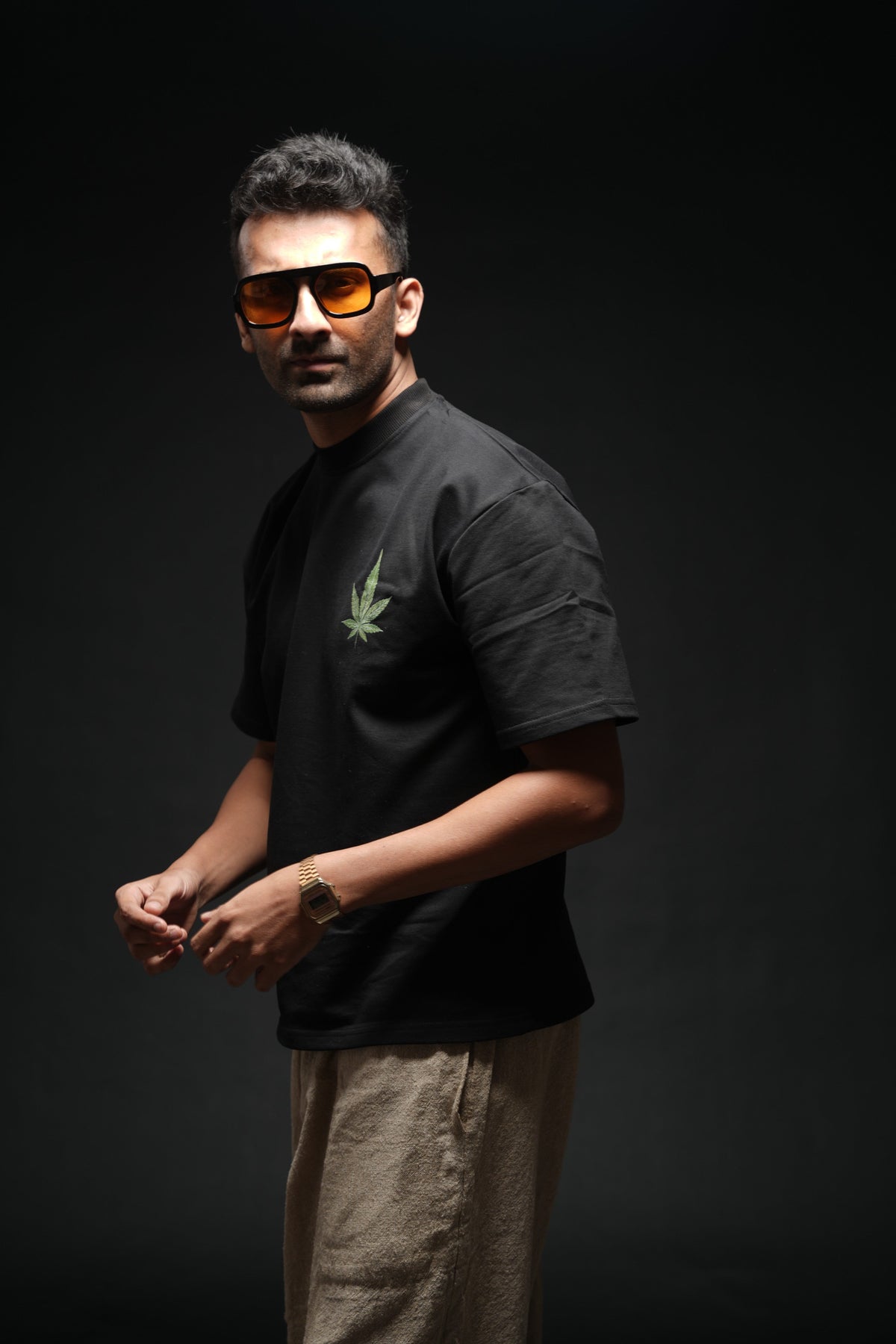 No Matter How Life Freaks – 260 GSM Premium Oversized Tee-8