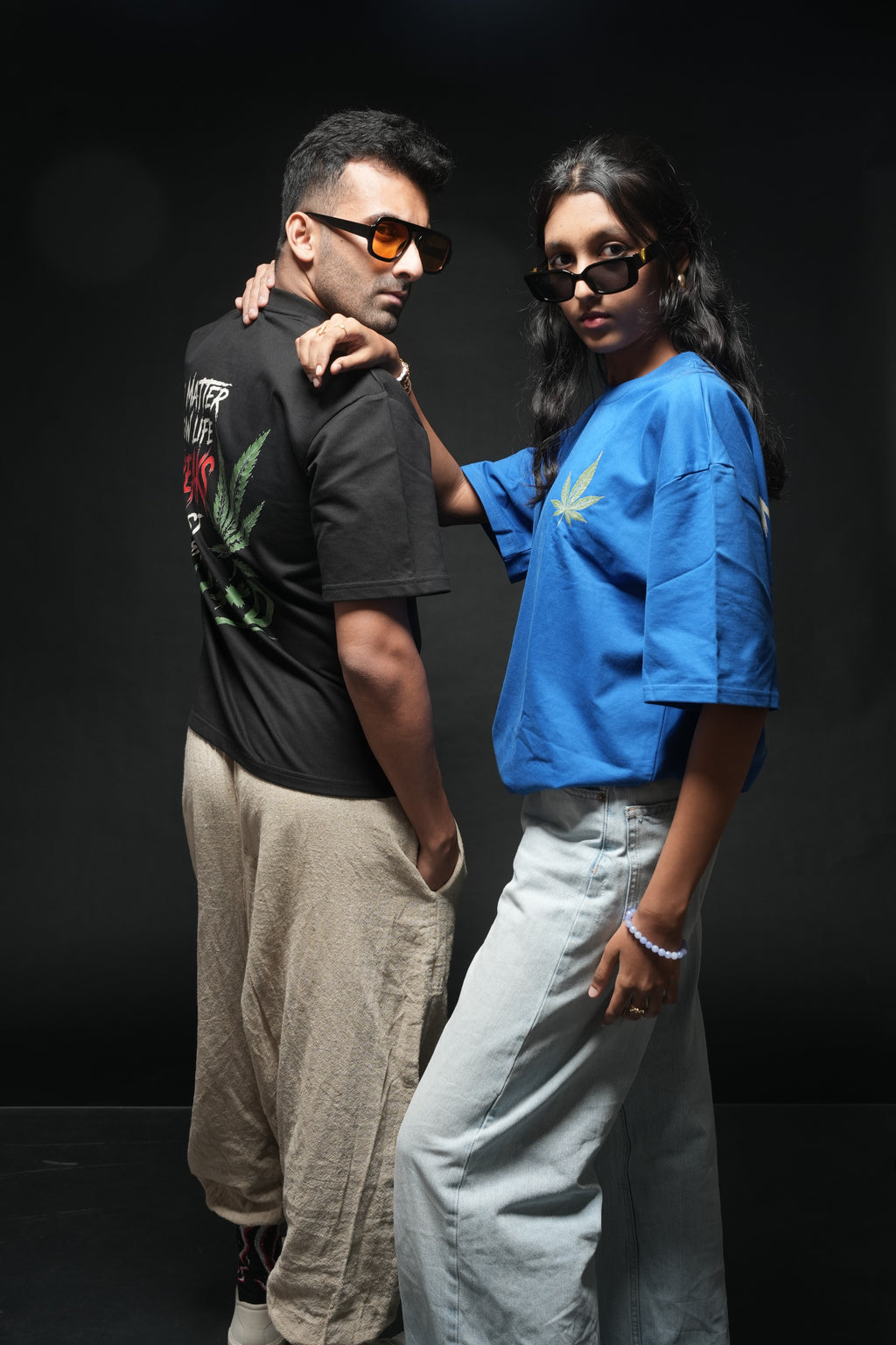No Matter How Life Freaks – 260 GSM Premium Oversized Tee
