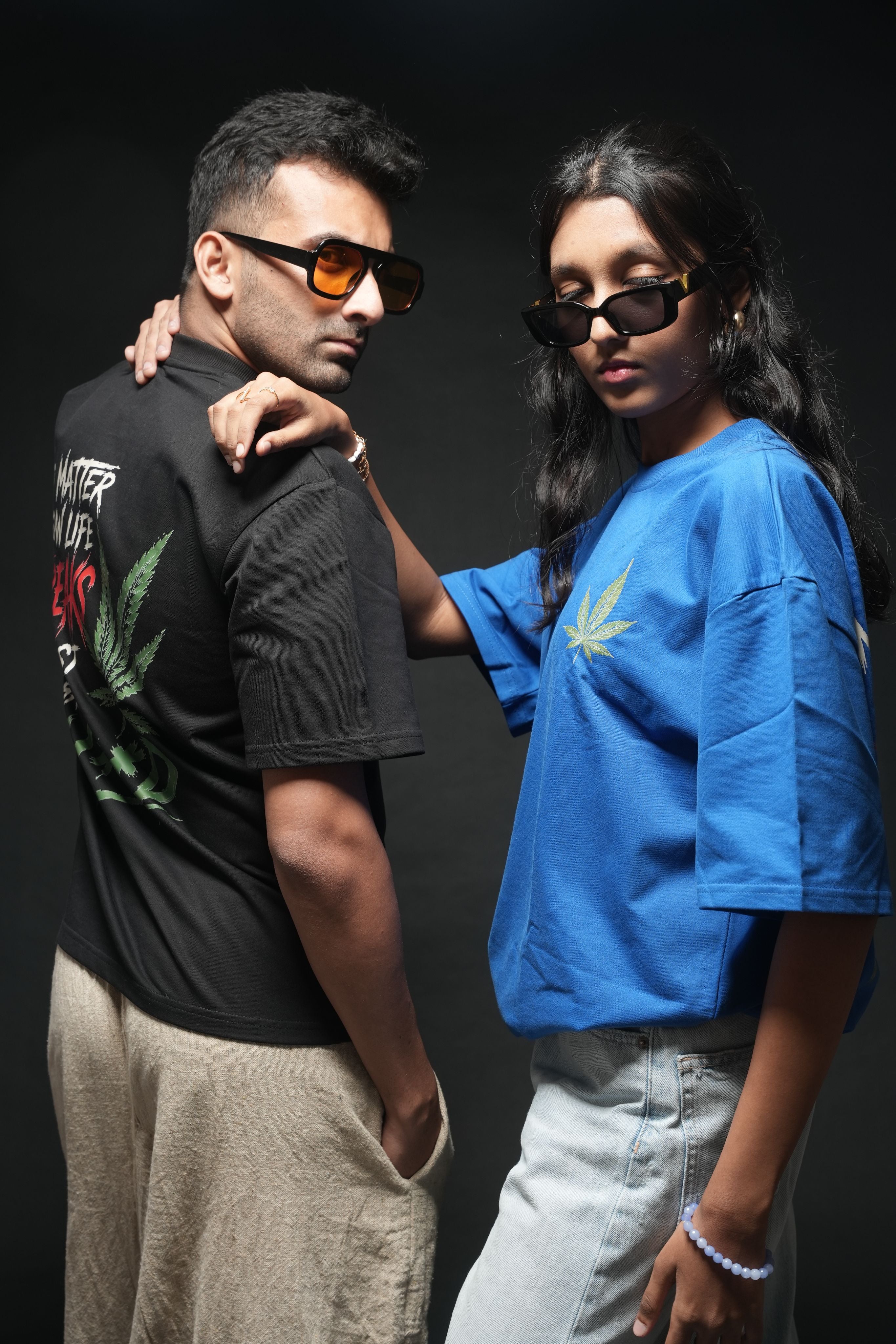 No Matter How Life Freaks – 260 GSM Premium Oversized Tee