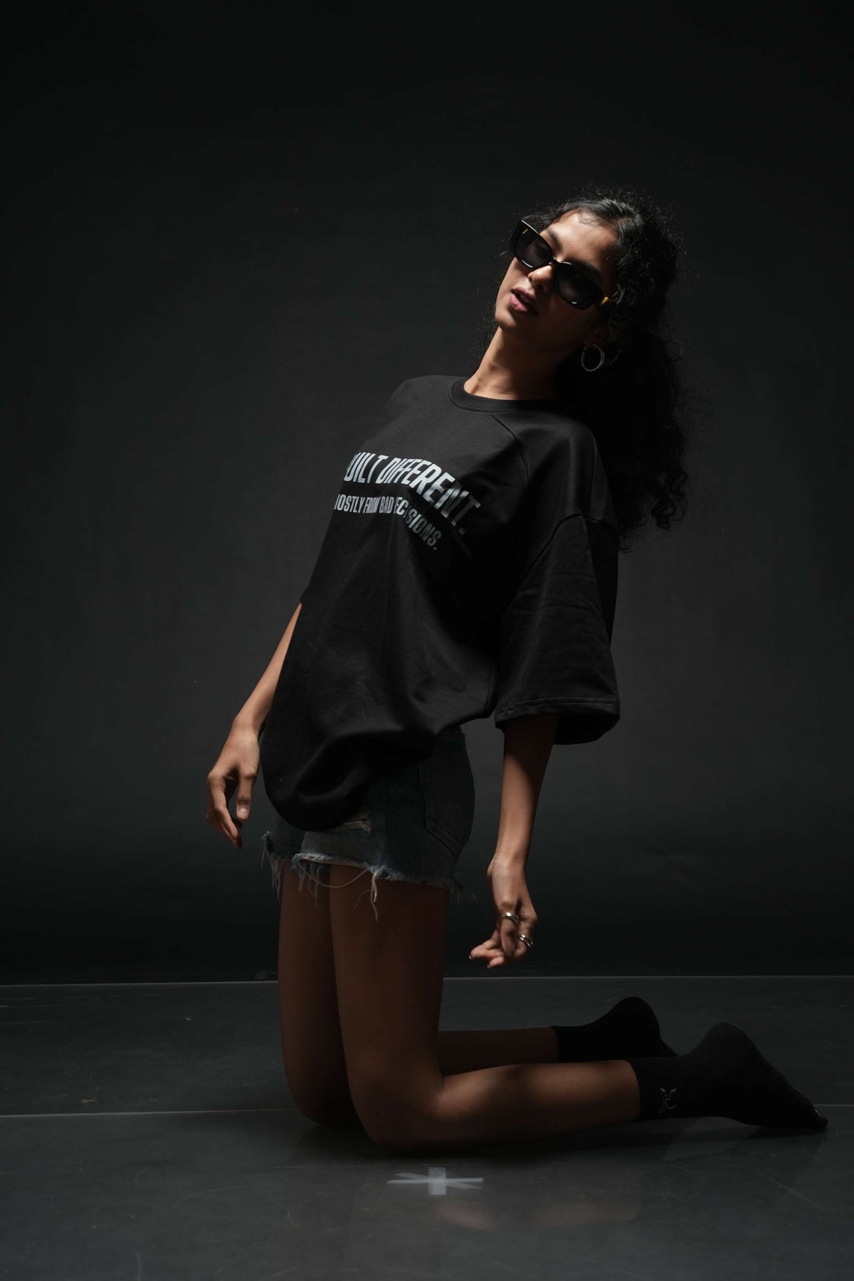 Built Different 260 GSM Premium Oversized Tee-7