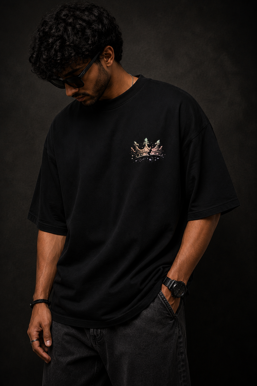 Certified Bad Decision 260 GSM Premium Oversized Tee-5