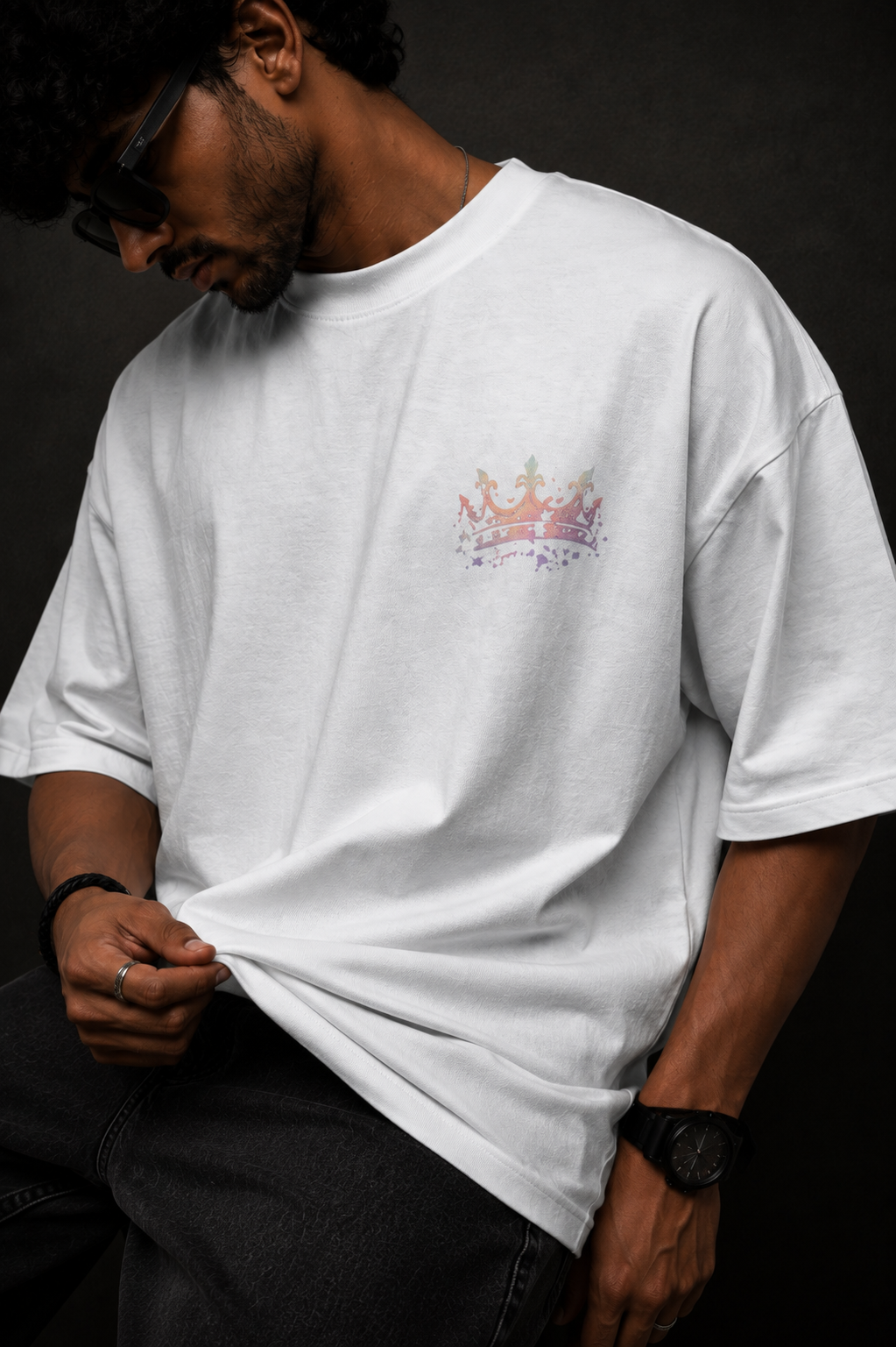Certified Bad Decision 260 GSM Premium Oversized Tee-11