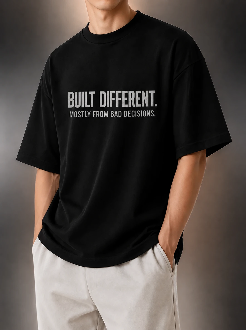 Built Different 260 GSM Premium Oversized Tee