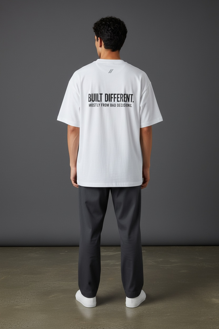 Built Different 260 GSM Premium Oversized Tee