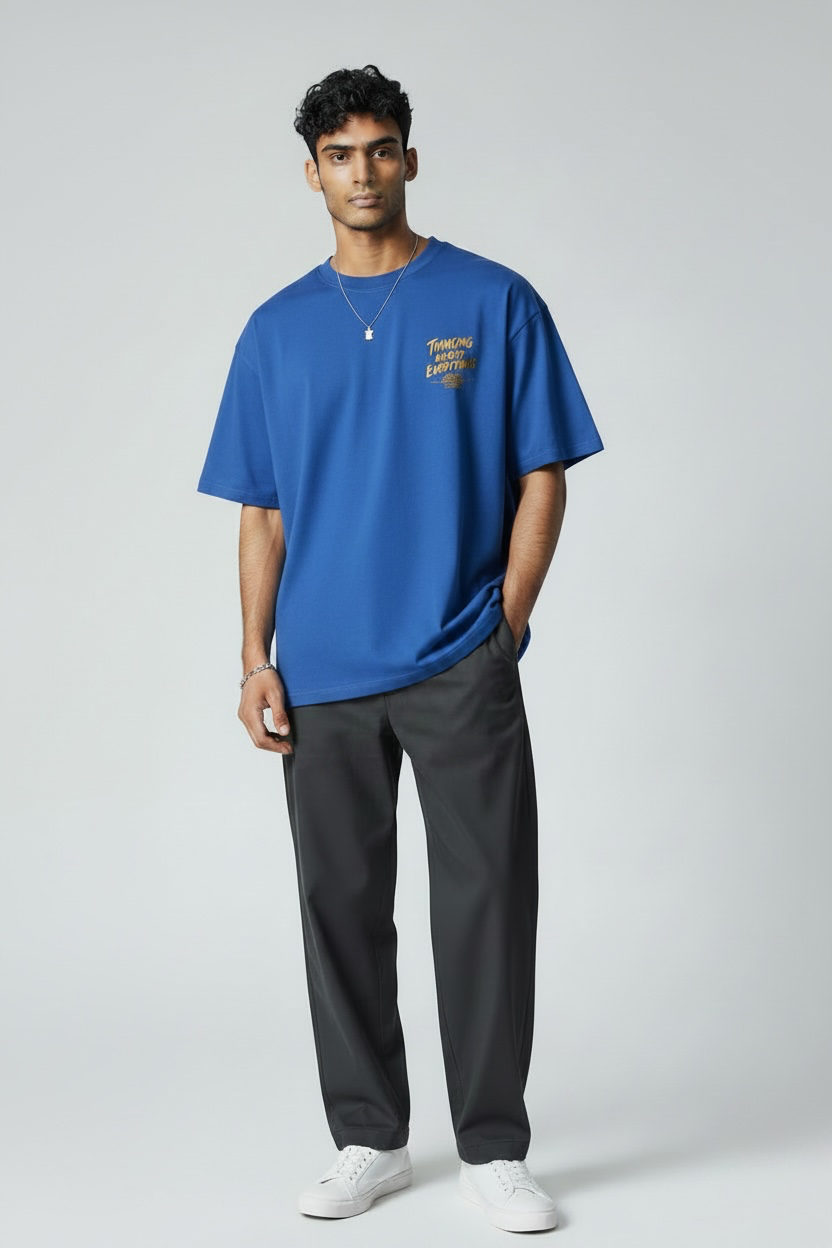 Thinking Ruined Everything 260 GSM Premium Oversized Tee
