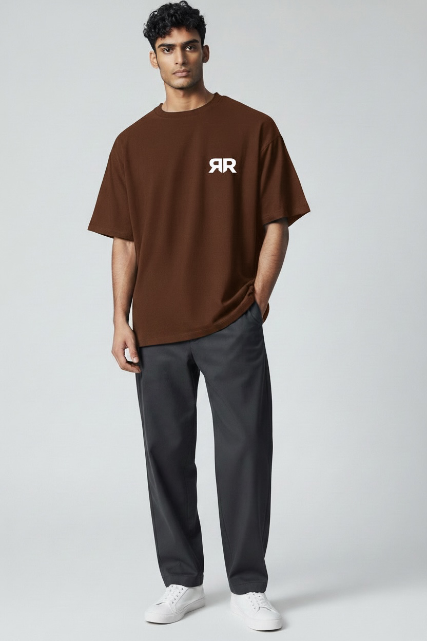 The Red Flags Looked Better In Black 260 GSM Premium Oversized Tee